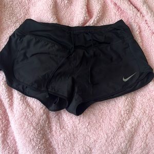 black nike athletic shorts!